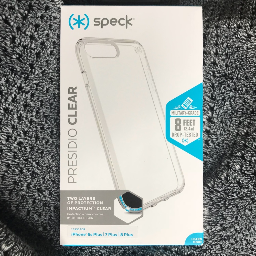 Speck Presidio Clear Case for IPhone 6,7,8 plus